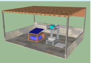 Valoriser les déchets organiques : Une presse solaire pour un charbon écologique durable